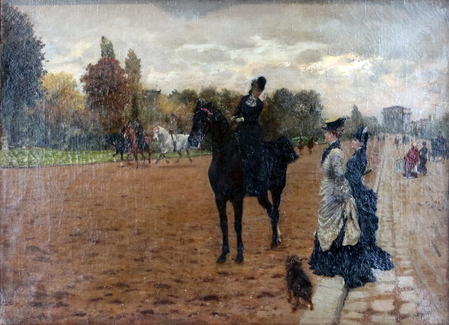 Giuseppe De Nittis - l'amazzone al bois de boulogne, Raccolta Frugone
